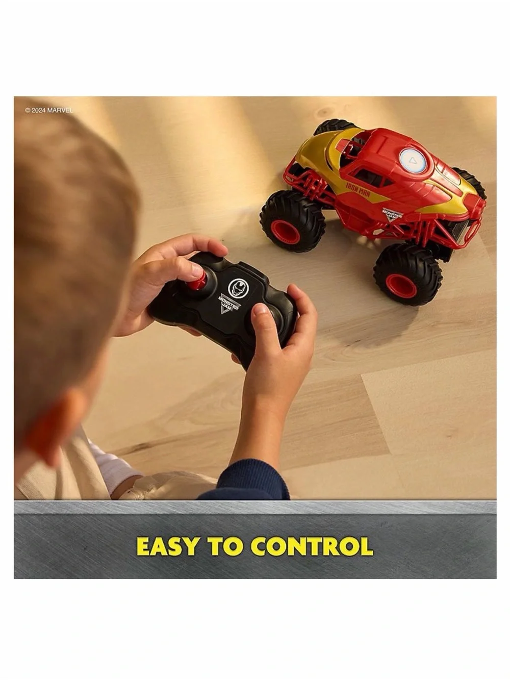 New Monster Jam Marvel Iron Man 1:24 Scale remote control Monster Truck
